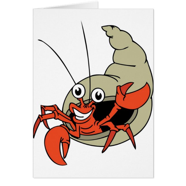 Cartão Caranguejo de G'day (Frente)