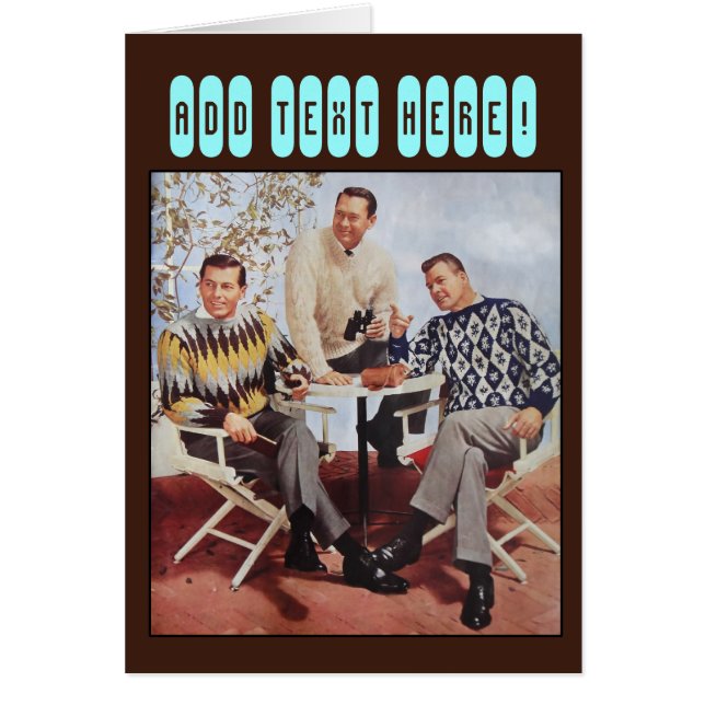 Cartão Caras 50 Sweater (Frente)