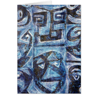 Cartão Caras do estilo do Totem