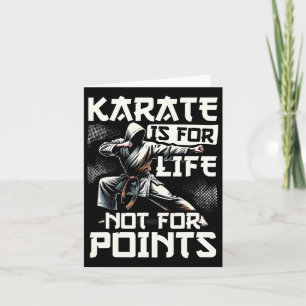 Cartão Caratê Engraçado Para Homens Judô - Karate É Para