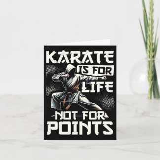 Cartão Caratê Engraçado Para Homens Judô - Karate É Para 