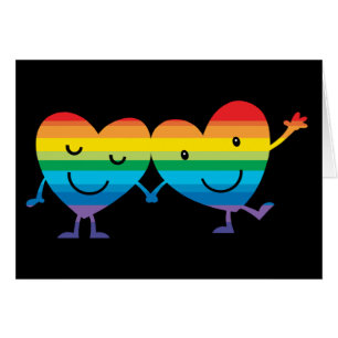 Cartão Caráteres do coração