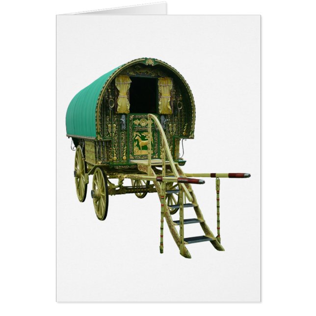 Cartão Caravana cigana (Frente)