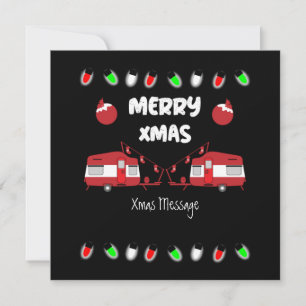 Cartão Caravana Natal Pormat Latte Mug