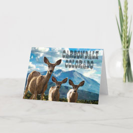 Cartão Carbondale, Colorado Note Card