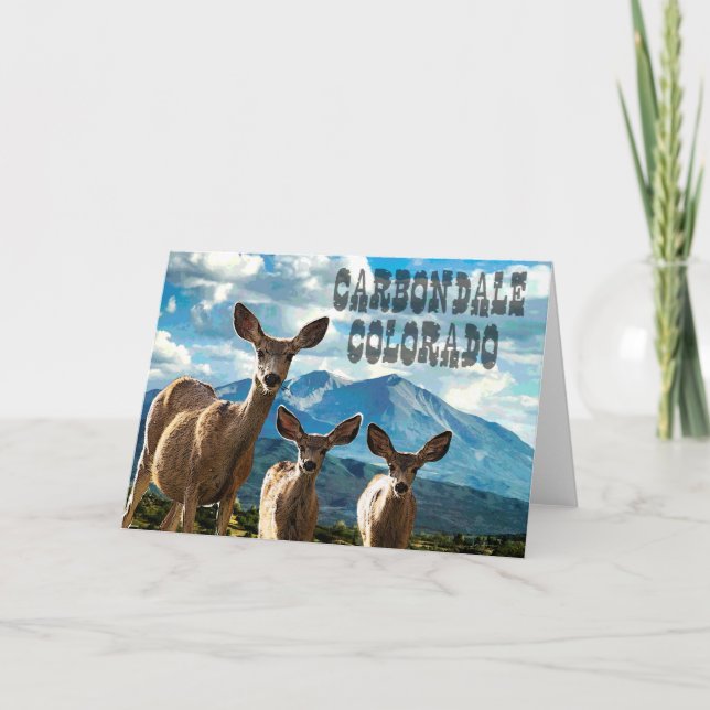 Cartão Carbondale, Colorado Note Card (Frente)