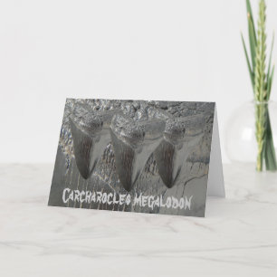 Cartão Carcharocles megalodon