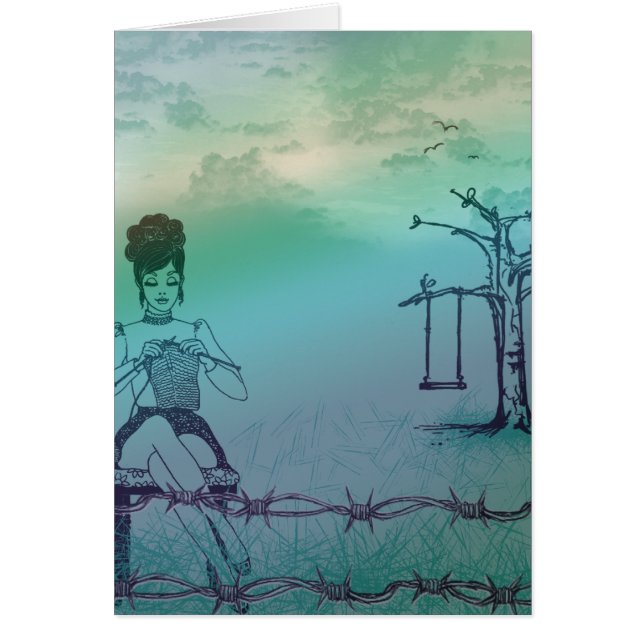 Cartão Card2 de confecção de malhas exterior (Frente)