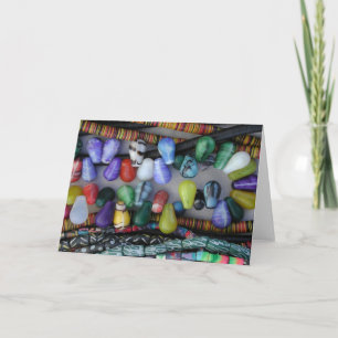 Cartão Card, "African Beads # 1"