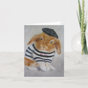 Cartão Card/Animal - Baby Rabbit Card