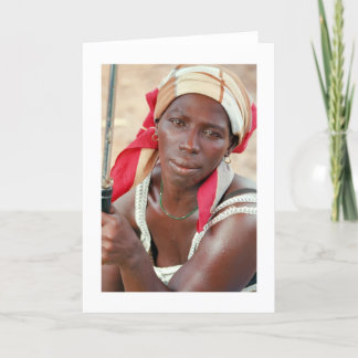 Cartão Card, "Banana Seller, Banjul, Gambia, West Africa"