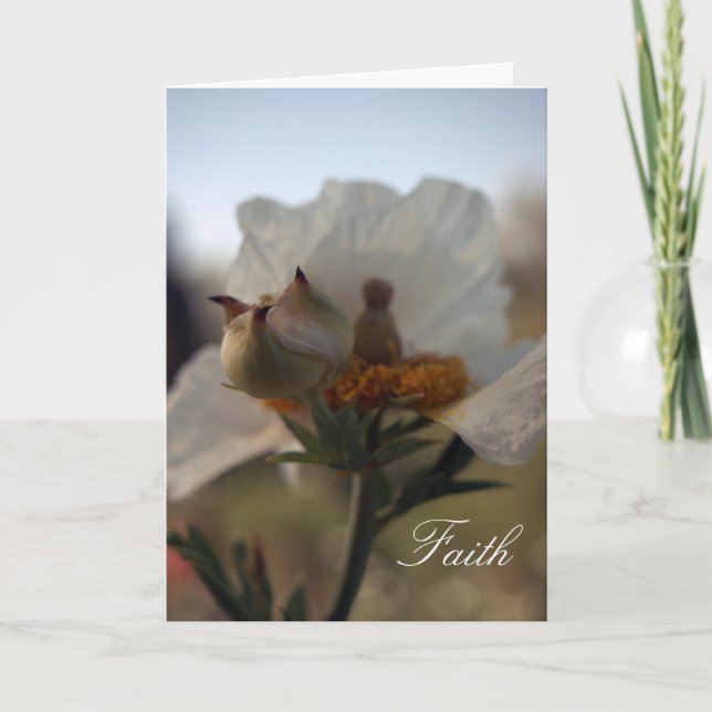 Cartão Card - Encouragement - Faith (Frente)
