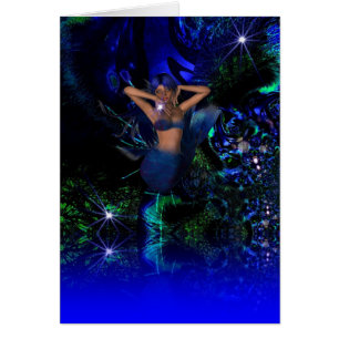 Cartão Card Fantasy Art Star Smermaid