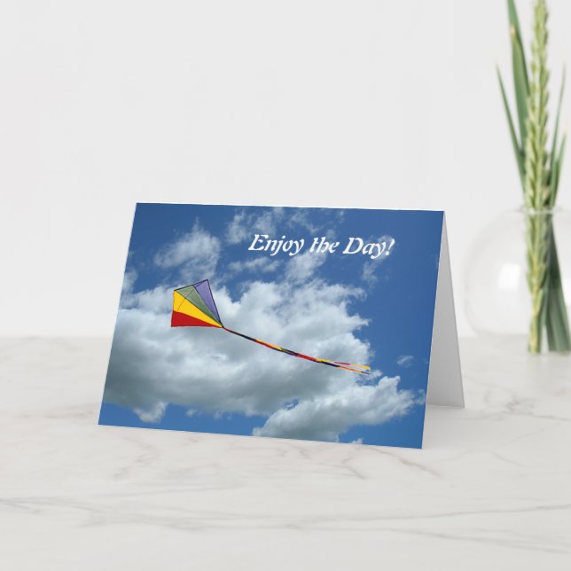 Cartão Card - greeting - Enjoy the Day! (Frente)