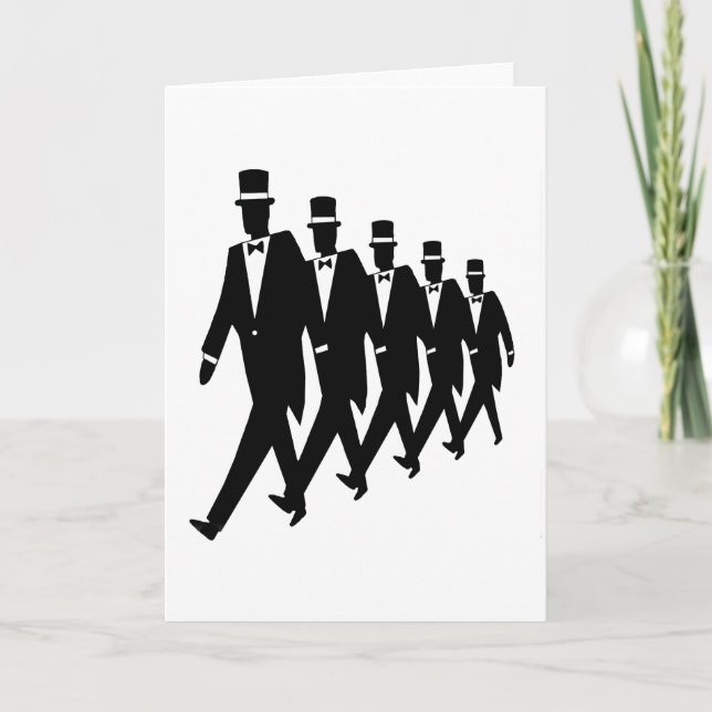 Cartão Card: March of the Tuxes (Frente)