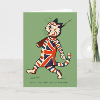 Cartão Card: Patriotic Cat