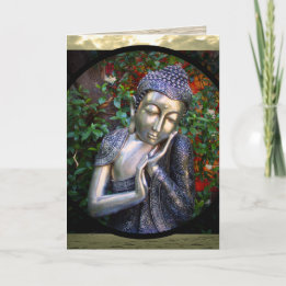 Cartão Card | Silver Buddha Birthday