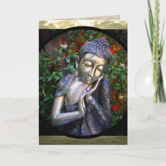 Cartão Card | Silver Buddha Birthday