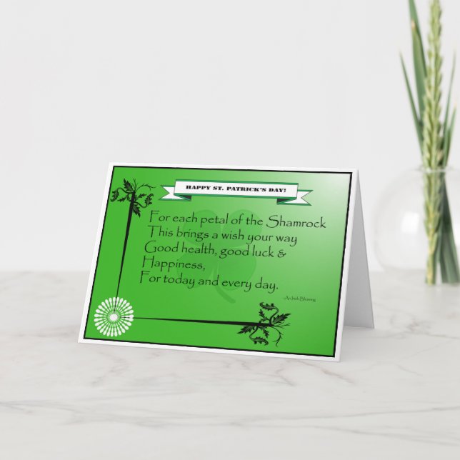 Cartão Card_St. Patrick's Day (Frente)