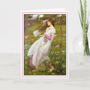 Cartão Card: Windflowers - by  John Waterhouse