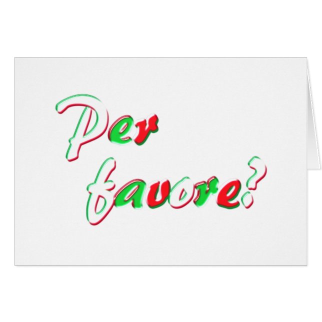 Cartão Carde por favor (Frente Horizontal)