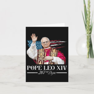 Cartão Cardeal Robert Prevost Shirt Pope Leo Xiv 1