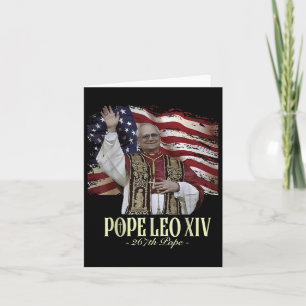 Cartão Cardeal Robert Prevost Shirt Pope Leo Xiv 3
