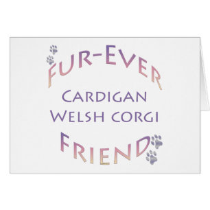 Cartão Cardigan Welsh Corgi Fuever