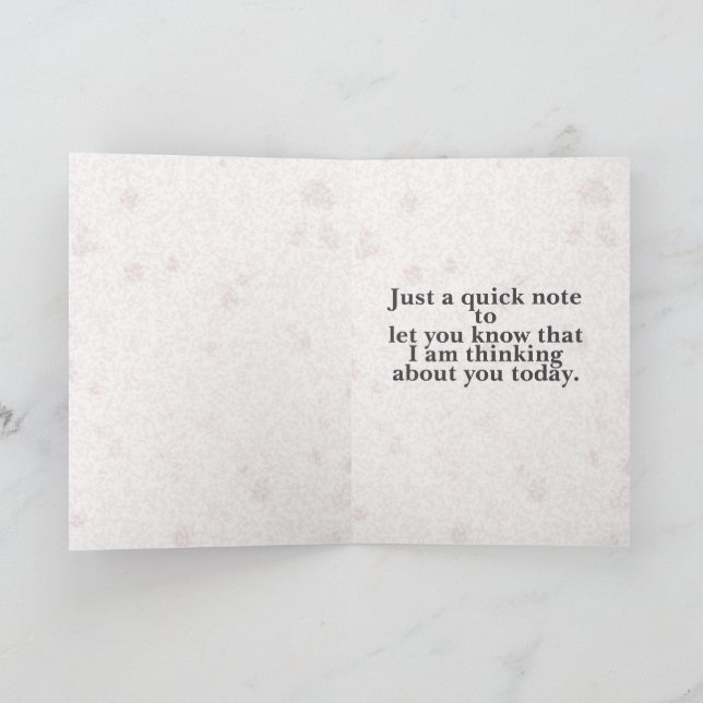 Cartão Cardinal (Thinking of you) (Interior)