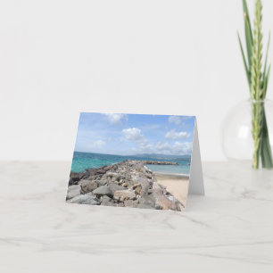 Cartão Caribbean Jetties Notecards