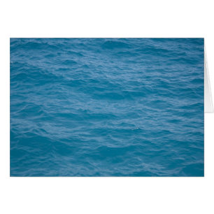 Cartão Caribe de água azul