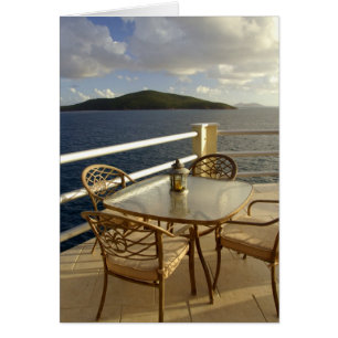 Cartão Caribe, Ilhas Virgens dos EUA, St. Thomas. Vista