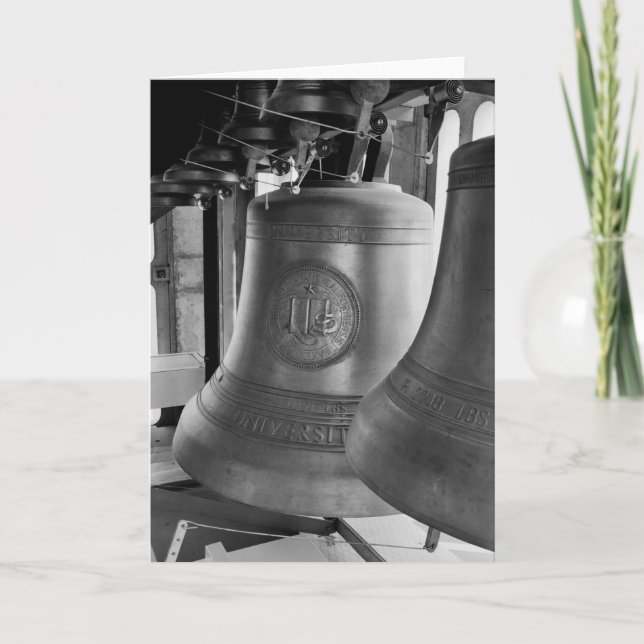 Cartão Carillon Bells, UCR, January 1967 (Frente)