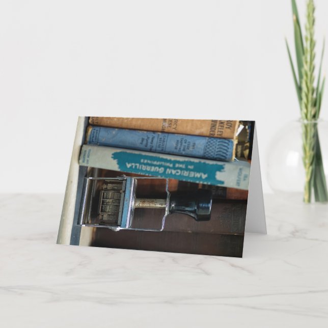 Cartão Carimbo Data da Biblioteca (Frente)