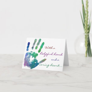 Cartão Caring Heart notecard