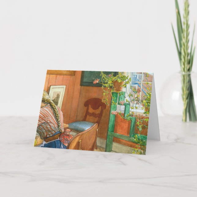 Cartão Carl Larsson - Correspondência (Frente)