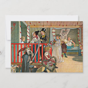 Cartão Carl Larsson - Um Dia de Celebração