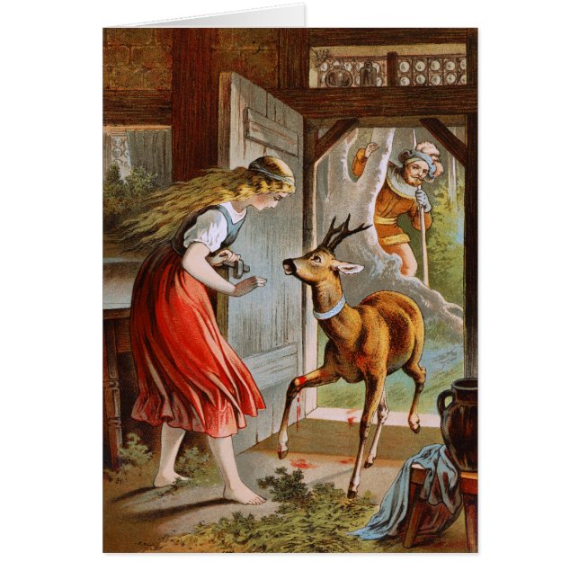 Cartão Carl Offterdinger: Irmão mais novo & irmã mais (Frente)