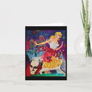 Cartão Carnaval De Almas Halloween Monster Poster Horror