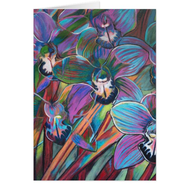 Cartão Carnaval de Cymbidium 2 (Frente)