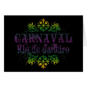 Cartão Carnaval do Rio de Janeiro