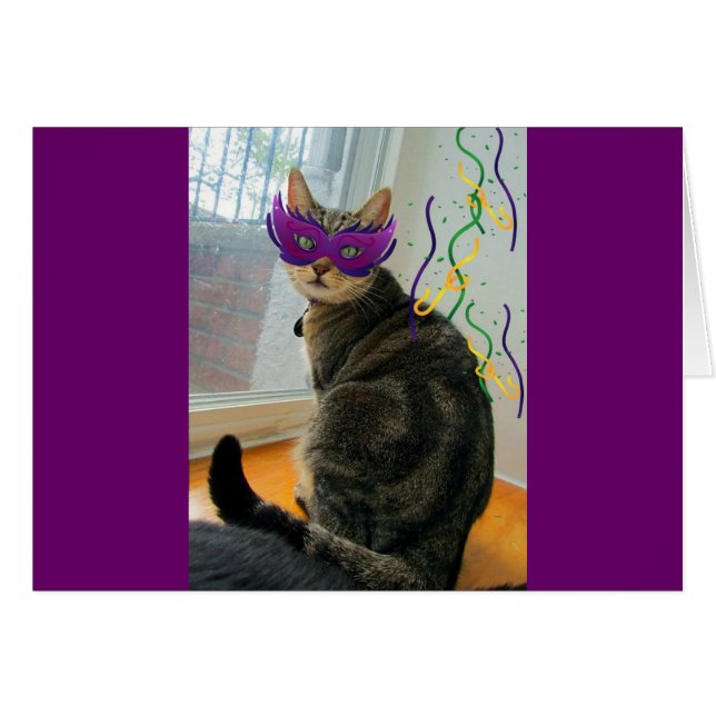 Cartão Carnaval Indigo (Frente Horizontal)