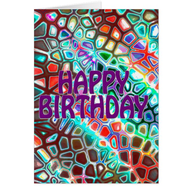 Cartão Carnaval Louco Colorido (Frente)