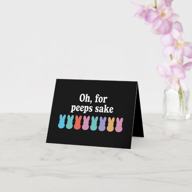 Cartão Carnaval Religioso Cristão felz pascoa Bunny (Orquídea)