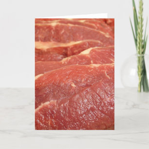 Cartão Carne Crua