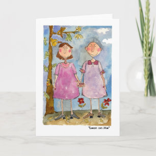 Cartão "Carne sem gordura em mim "