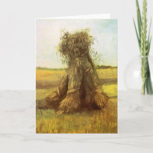Cartão Carnes de trigo de Vincent van Gogh