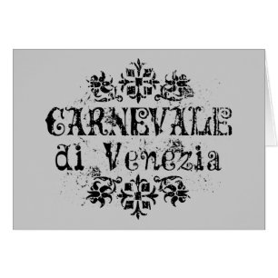 Cartão Carnevale di Venezia