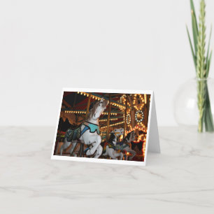 Cartão Carnival Horse Blank Card