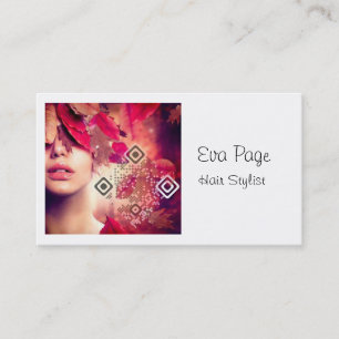 Cartão carnudo do código do negócio QR, 3,5" x